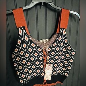 Women’s Knitted Gimmick Tank Top